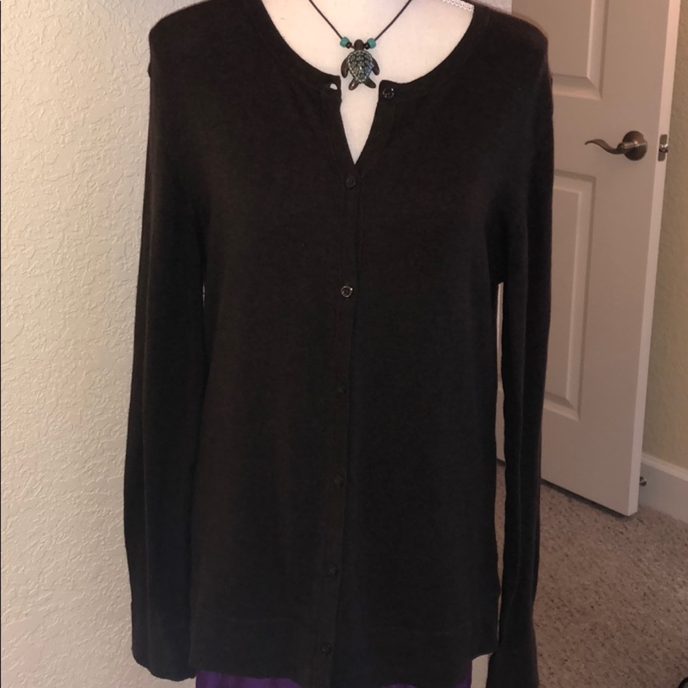 Merona Brown Cardigan
